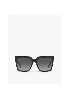 Womens Celine Cl4055In Rectangular Acetate Sunglasses