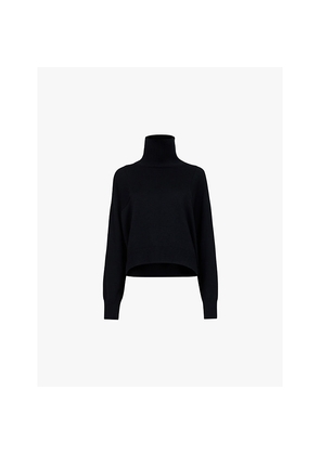 Womens Leem Turtleneck Long-Sleeve Knitted Jumper