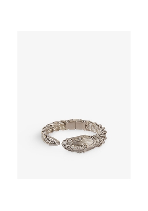 Womens La Maison Couture Sonia Petroff Serpente Silver Palladium and Swarovski Crystal Bracelet
