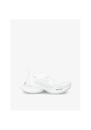 Womens Balenciaga Circuit Mesh and Faux-Leather Low-Top Trainers