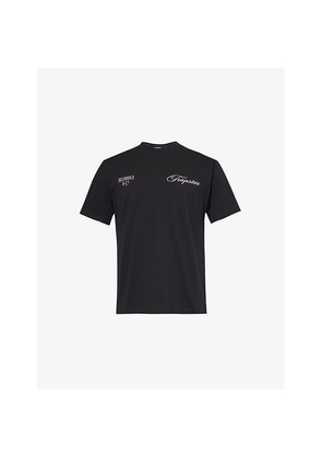Mens Trapstar x Selfridges Graphic-Print Cotton T-Shirt