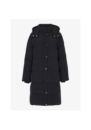 Womens Whistles Una Hooded Shell-Down Puffer Coat