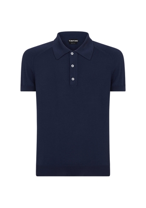 Tom Ford Wool-Blend Polo Shirt