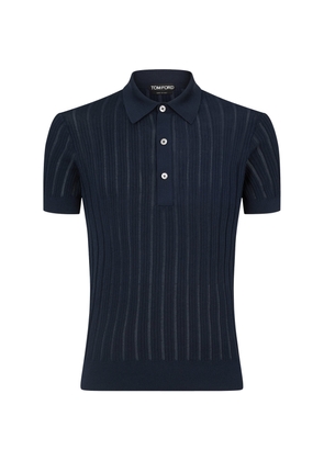 Tom Ford Cotton-Silk Polo Shirt