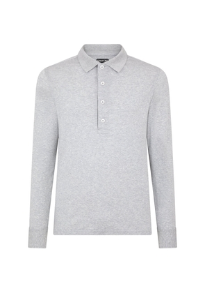 Tom Ford Cotton-Cashmere-Silk Polo Shirt