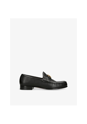 Mens Valentino Garavani Vlogo Leather Loafers