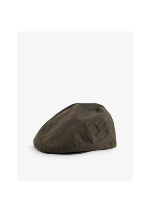 Mens Barbour Wax Cotton Flat Cap