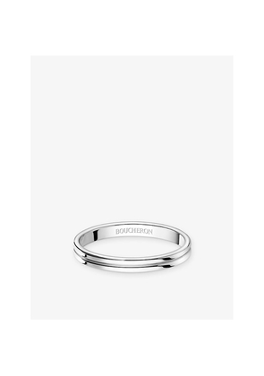 Boucheron Godron Small Platinum Wedding Band