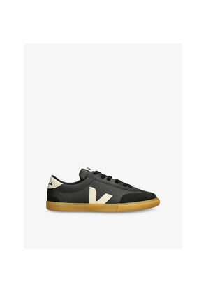 Womens Veja Volley Low-Top Leather Trainers