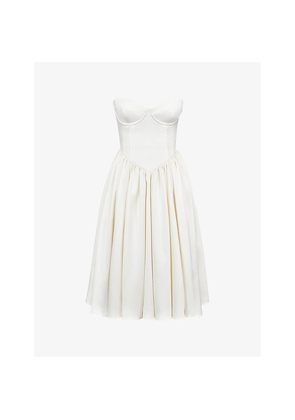 Womens House of CB Coco Satin Midi Dress