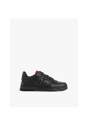 Mens Gucci Re-Web Leather Low-Top Trainers
