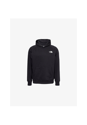 Mens The North Face Raglan Redbox Logo-Print Cotton-Blend Hoody