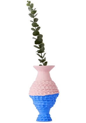 Steph Woods SSENSE Exclusive Blue & Pink Butter Vase