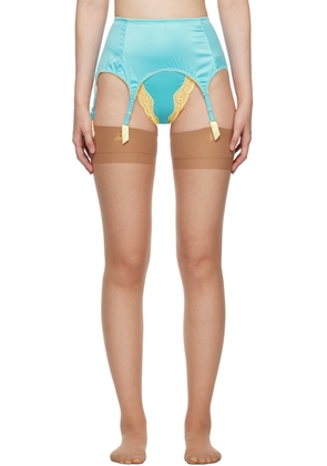Fruity Booty SSENSE Exclusive Blue Garter Belt