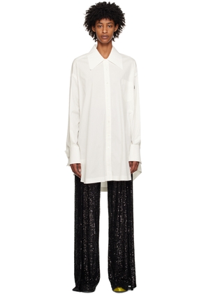 TOM FORD White Raw Edge Minidress