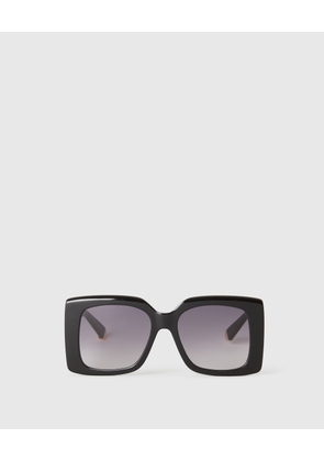 Stella McCartney - Oversized Square Gradient Sunglasses, Woman, Black