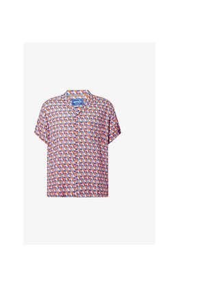 Mens Arrels Barcelona Olimpia Printed Woven Shirt