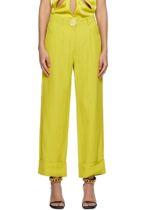Stella McCartney Green Button Trousers