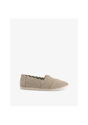 Mens Toms Alpargata Canvas Espadrilles