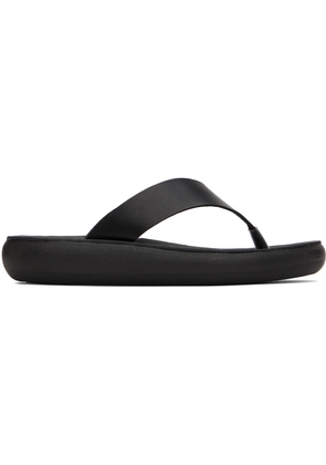 Ancient Greek Sandals Black Charys Comfort Sandals