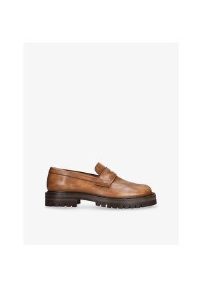 Mens Maison Margiela Tabi County Leather Loafers