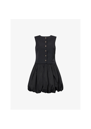 Womens Amy Lynn Aimee Puffball Woven Mini Dress