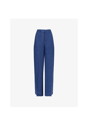 Womens Citizens Of Humanity x Argent Park Wide-Leg Linen Trousers