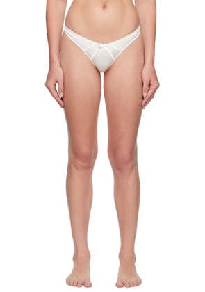 Agent Provocateur White Mercy Thong