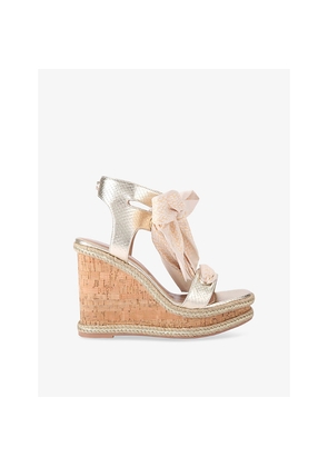 Womens Carvela Sorrento Faux-Leather Wedges