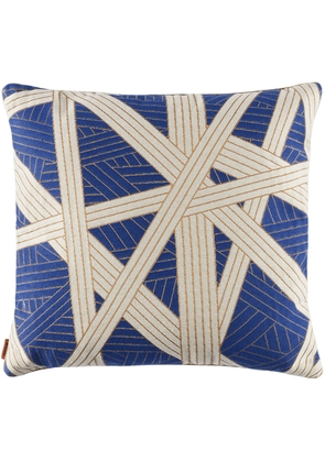 Missoni Blue & White Nastri Cushion