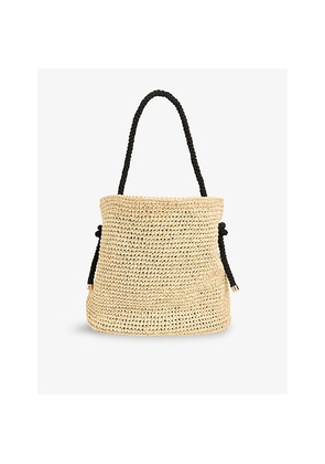 Womens Whistles Attie Rope-Handle Straw Tote Bag