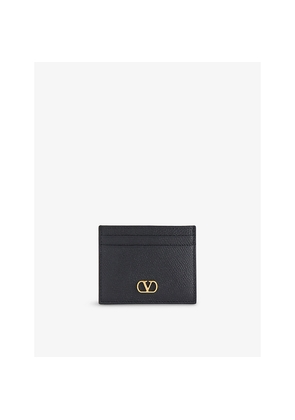 Womens Valentino Garavani Vlogo Signature Leather Card Holder