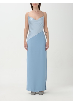 Dress KARL LAGERFELD Woman color Gnawed Blue