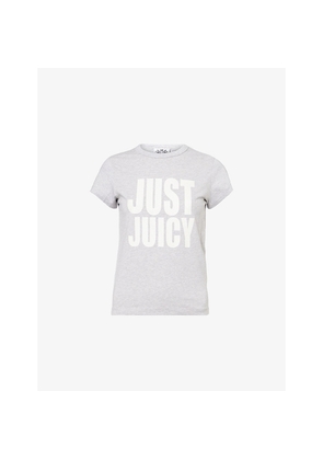 Womens Juicy Couture Hilton Just-Juicy-Print Stretch-Cotton T-Shirt