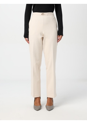 Pants TWINSET Woman color Butter