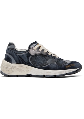 Golden Goose Navy & Black Dad-Star Sneakers