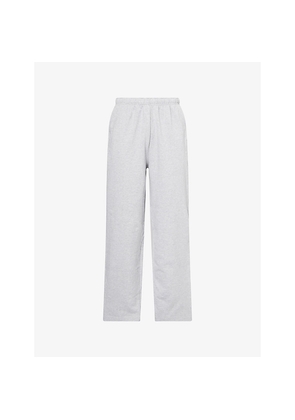 Mens Gymshark Rest Day Essential Straight-Leg Cotton-Jersey Jogger