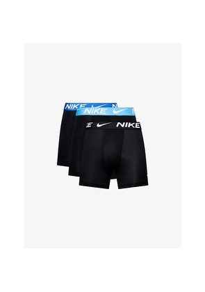 Mens Nike Essential Micro Pack Of Three Jersey Boxer Briefs