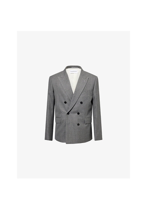 Mens Givenchy Peak-Lapels Regular-Fit Wool Blazer