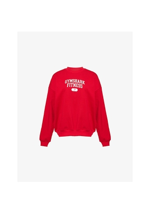 Womens Gymshark Varsity Graphic Cotton-Blend Sweatshirt