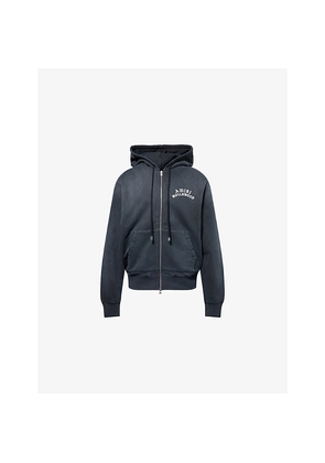 Mens Amiri Holly Embossed-Logo Cotton-Jersey Hoody