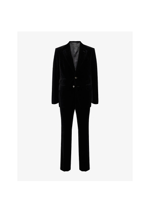 Mens Tom Ford Shelton Tailored-Fit Velvet Suit