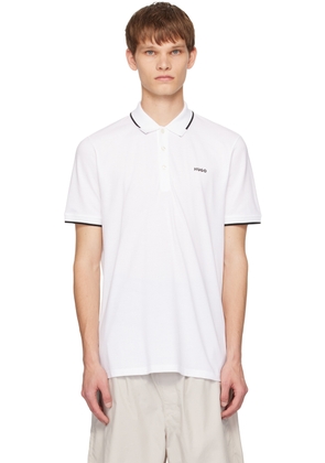 Hugo White Bonded Polo