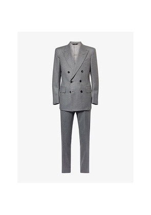 Mens Tom Ford Dyllan Double-Breasted Wool Suit