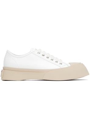 Marni White Nappa Leather Pablo Sneakers