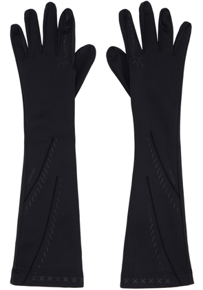 HYEIN SEO Black Graphic Long Gloves
