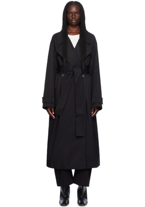 Studio Nicholson Black Mawer Trench Coat