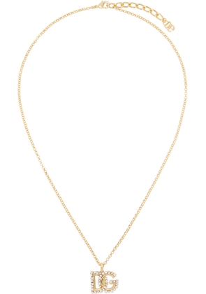 Dolce & Gabbana Gold 'DG' Logo Chain Necklace