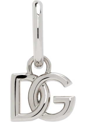 Dolce & Gabbana Silver 'DG' Logo Single Earring