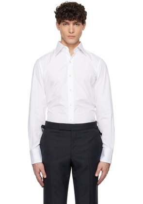 TOM FORD White Poplin Slim Fit Shirt